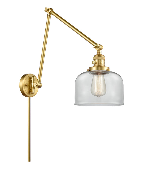 Innovations - 238-SG-G72 - One Light Swing Arm Lamp - Franklin Restoration - Satin Gold