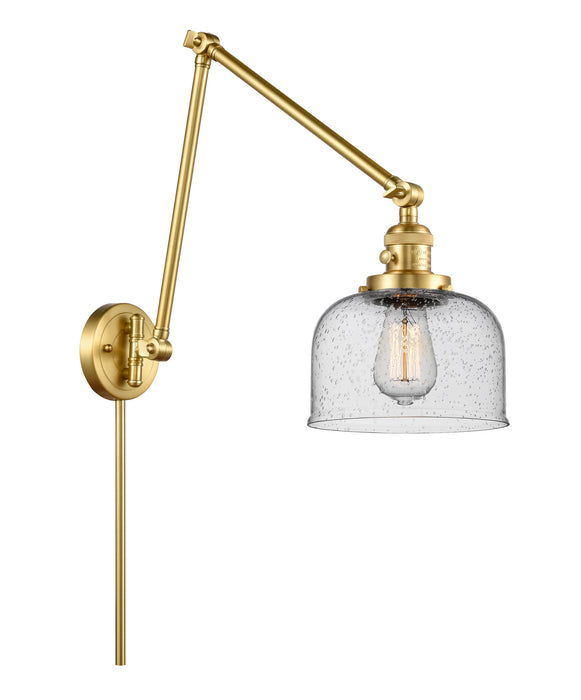 Innovations - 238-SG-G74 - One Light Swing Arm Lamp - Franklin Restoration - Satin Gold