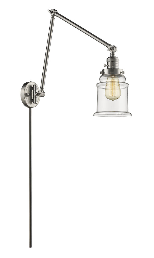 Innovations - 238-SN-G182-LED - LED Swing Arm Lamp - Franklin Restoration - Brushed Satin Nickel