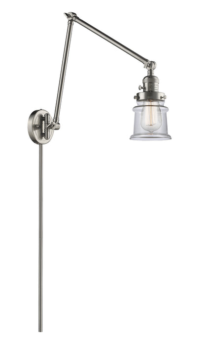 Innovations - 238-SN-G182S-LED - LED Swing Arm Lamp - Franklin Restoration - Brushed Satin Nickel