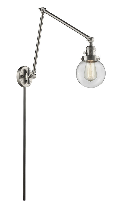 Innovations - 238-SN-G202-6-LED - LED Swing Arm Lamp - Franklin Restoration - Brushed Satin Nickel