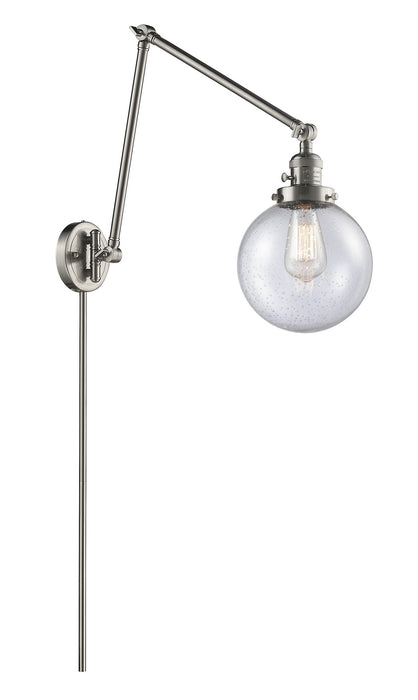 Innovations - 238-SN-G204-8-LED - LED Swing Arm Lamp - Franklin Restoration - Brushed Satin Nickel