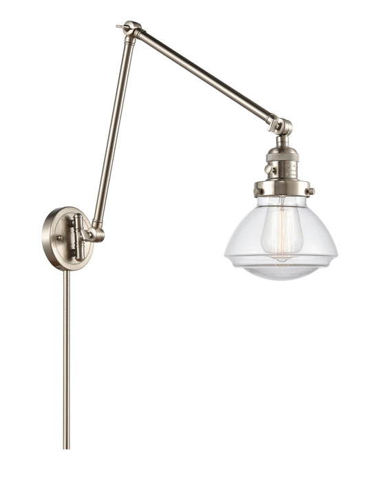 Innovations - 238-SN-G322 - One Light Swing Arm Lamp - Franklin Restoration - Brushed Satin Nickel