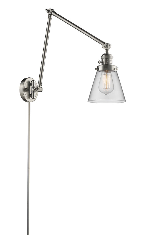 Innovations - 238-SN-G62 - One Light Swing Arm Lamp - Franklin Restoration - Brushed Satin Nickel