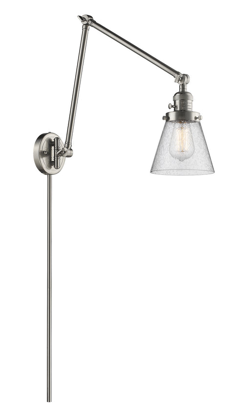 Innovations - 238-SN-G64 - One Light Swing Arm Lamp - Franklin Restoration - Brushed Satin Nickel