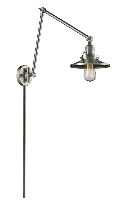 Innovations - 238-SN-M2-LED - LED Swing Arm Lamp - Franklin Restoration - Brushed Satin Nickel