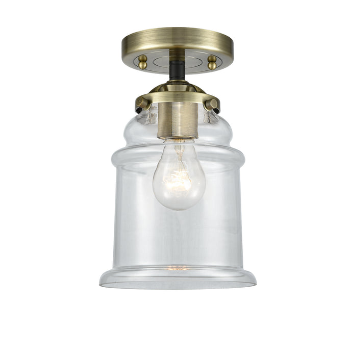 Innovations - 284-1C-BAB-G182-LED - LED Semi-Flush Mount - Nouveau - Black Antique Brass