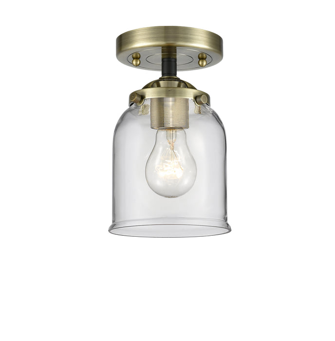 Innovations - 284-1C-BAB-G52-LED - LED Semi-Flush Mount - Nouveau - Black Antique Brass
