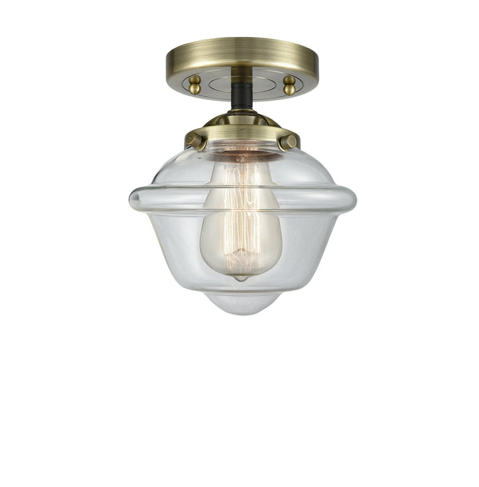 Innovations - 284-1C-BAB-G532-LED - LED Semi-Flush Mount - Nouveau - Black Antique Brass