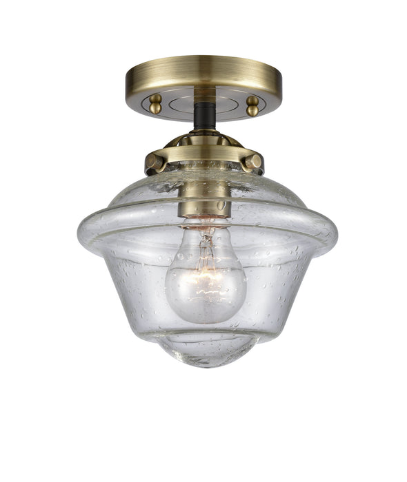 Innovations - 284-1C-BAB-G534-LED - LED Semi-Flush Mount - Nouveau - Black Antique Brass