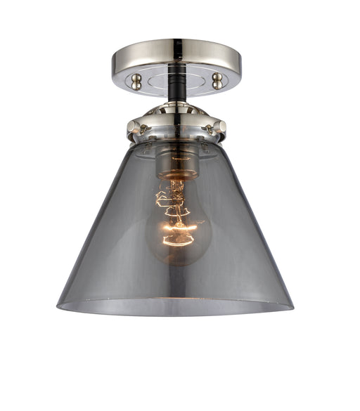 Innovations - 284-1C-BPN-G43-LED - LED Semi-Flush Mount - Nouveau - Black Polished Nickel
