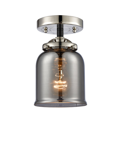 Innovations - 284-1C-BPN-G53 - One Light Semi-Flush Mount - Nouveau - Black Polished Nickel