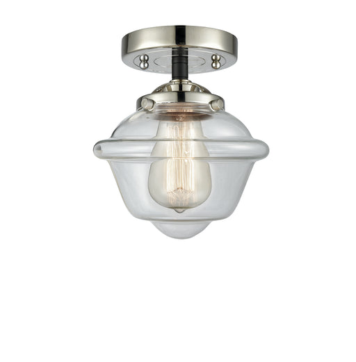 Innovations - 284-1C-BPN-G532 - One Light Semi-Flush Mount - Nouveau - Black Polished Nickel