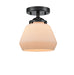 Innovations - 284-1C-OB-G171-LED - LED Semi-Flush Mount - Nouveau - Oil Rubbed Bronze