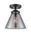 Innovations - 284-1C-OB-G43-LED - LED Semi-Flush Mount - Nouveau - Oil Rubbed Bronze