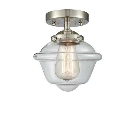 Innovations - 284-1C-SN-G532 - One Light Semi-Flush Mount - Nouveau - Brushed Satin Nickel
