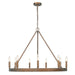 Golden - 7412-9 CP - Nine Light Chandelier - Carraway - Copper Patina