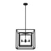 Hunter - 19404 - Four Light Chandelier - Doherty - Natural Iron