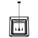 Hunter - 19408 - Four Light Chandelier - Doherty - Natural Iron