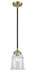 Innovations - 284-1S-BAB-G182-LED - LED Mini Pendant - Nouveau - Black Antique Brass