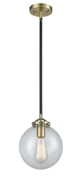 Innovations - 284-1S-BAB-G204-8-LED - LED Mini Pendant - Nouveau - Black Antique Brass