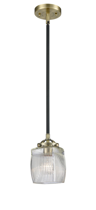 Innovations - 284-1S-BAB-G302-LED - LED Mini Pendant - Nouveau - Black Antique Brass