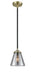 Innovations - 284-1S-BAB-G63-LED - LED Mini Pendant - Nouveau - Black Antique Brass
