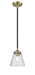 Innovations - 284-1S-BAB-G64-LED - LED Mini Pendant - Nouveau - Black Antique Brass