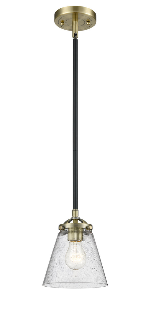 Innovations - 284-1S-BAB-G64-LED - LED Mini Pendant - Nouveau - Black Antique Brass