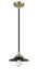 Innovations - 284-1S-BAB-M6-BK-LED - LED Mini Pendant - Nouveau - Black Antique Brass
