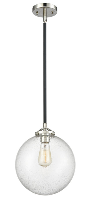 Innovations - 284-1S-BPN-G204-10-LED - LED Mini Pendant - Nouveau - Black Polished Nickel