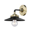 Innovations - 284-1W-BAB-M6-BK - One Light Wall Sconce - Nouveau - Black Antique Brass