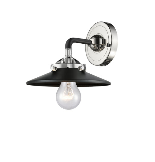 Innovations - 284-1W-BPN-M6-BK-LED - LED Wall Sconce - Nouveau - Black Polished Nickel