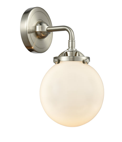 Innovations - 284-1W-SN-G201-6-LED - LED Wall Sconce - Nouveau - Brushed Satin Nickel