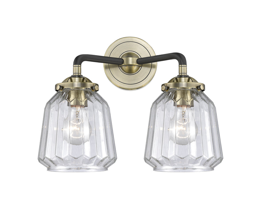 Innovations - 284-2W-BAB-G142-LED - LED Bath Vanity - Nouveau - Black Antique Brass