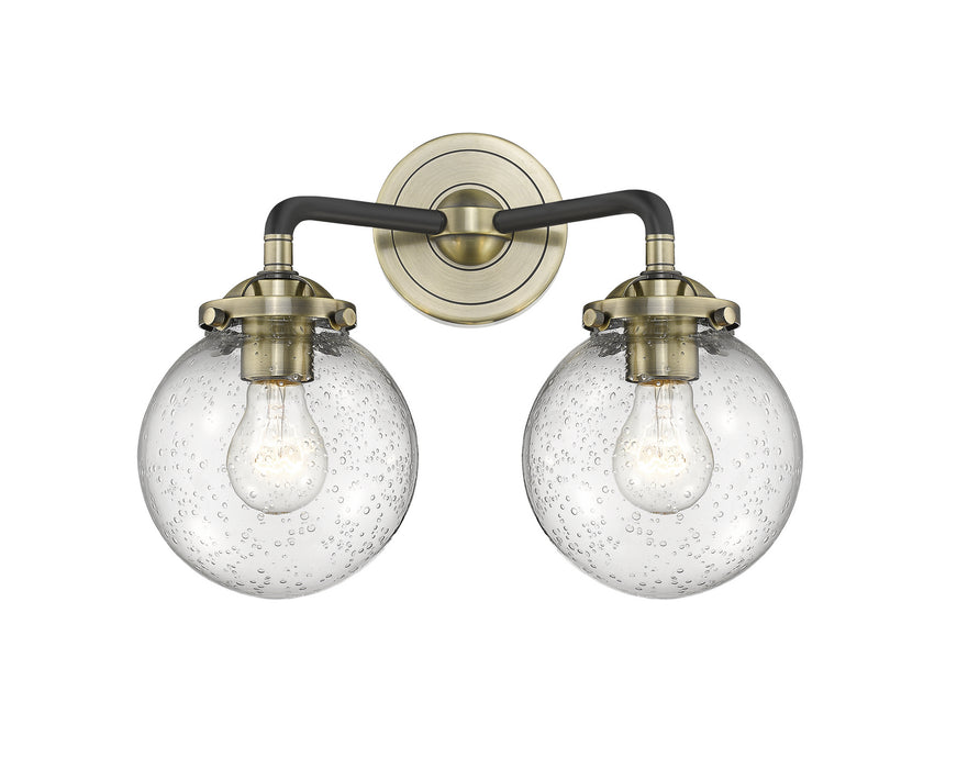 Innovations - 284-2W-BAB-G204-6-LED - LED Bath Vanity - Nouveau - Black Antique Brass
