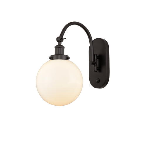 Innovations - 918-1W-OB-G201-8 - One Light Wall Sconce - Franklin Restoration - Oil Rubbed Bronze