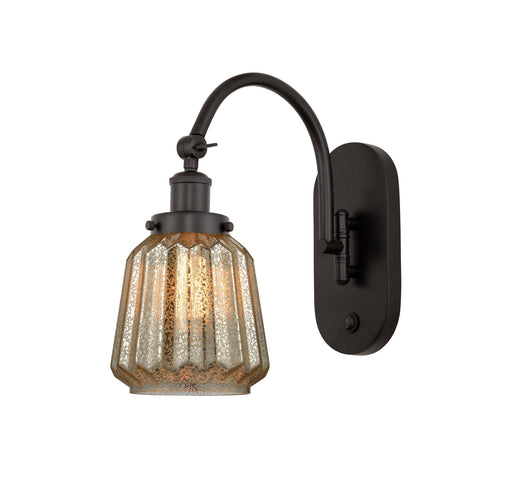 Innovations - 918-1W-OB-G146 - One Light Wall Sconce - Franklin Restoration - Oil Rubbed Bronze