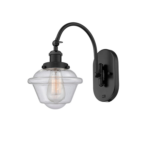 Innovations - 918-1W-BK-G534 - One Light Wall Sconce - Franklin Restoration - Matte Black