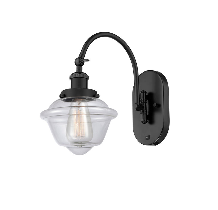 Innovations - 918-1W-BK-G532-LED - LED Wall Sconce - Franklin Restoration - Matte Black