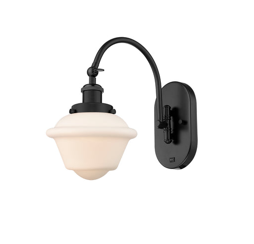 Innovations - 918-1W-BK-G531 - One Light Wall Sconce - Franklin Restoration - Matte Black