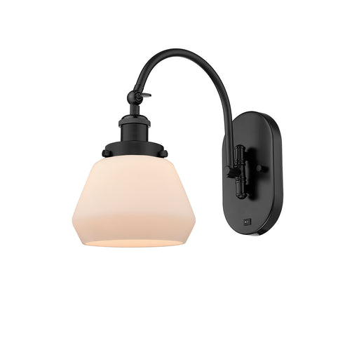 Innovations - 918-1W-BK-G171 - One Light Wall Sconce - Franklin Restoration - Matte Black