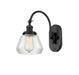 Innovations - 918-1W-BK-G172 - One Light Wall Sconce - Franklin Restoration - Matte Black