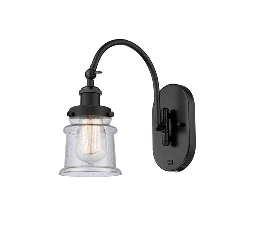 Innovations - 918-1W-BK-G184S - One Light Wall Sconce - Franklin Restoration - Matte Black