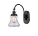 Innovations - 918-1W-BK-G192 - One Light Wall Sconce - Franklin Restoration - Matte Black