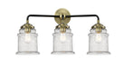 Innovations - 284-3W-BAB-G184 - Three Light Bath Vanity - Nouveau - Black Antique Brass