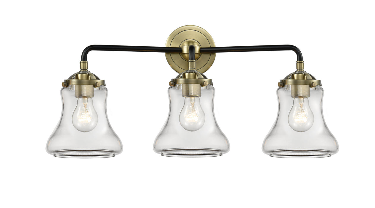 Innovations - 284-3W-BAB-G192-LED - LED Bath Vanity - Nouveau - Black Antique Brass