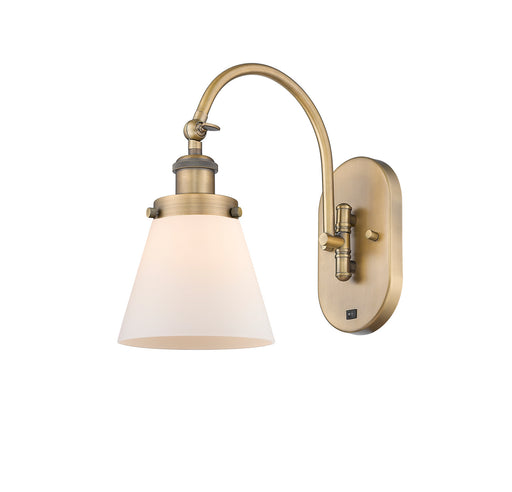 Innovations - 918-1W-BB-G61 - One Light Wall Sconce - Franklin Restoration - Brushed Brass