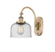 Innovations - 918-1W-BB-G74 - One Light Wall Sconce - Franklin Restoration - Brushed Brass