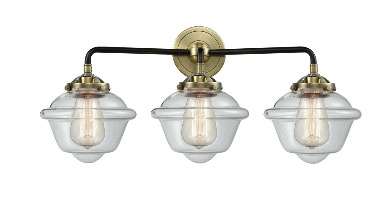Innovations - 284-3W-BAB-G532-LED - LED Bath Vanity - Nouveau - Black Antique Brass